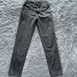American Eagle Stretch Black Mom jeans